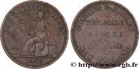 NOUVELLE-ZÉLANDE 1 Penny Token NOUVELLE-ZÉLANDE 1858 (34mm, 13,53g, 12h) -