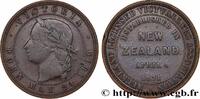 NOUVELLE-ZÉLANDE 1 Penny Token NOUVELLE-ZÉLANDE 1871 (30,5mm, 10,19g, 12h) -
