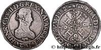 FRANCE Franc NAVARRE-BÉARN - HENRI III DE NAVARRE, II DE BÉARN Pau 1582 (35mm, 13,77g, 2h) -