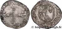 FRANCE Quart d'écu de Navarre NAVARRE-BÉARN - HENRI III DE NAVARRE, II DE BÉARN Saint-Palais 1585 (29mm, 9,61g, 10h) -