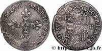 FRANCE Quart d'écu NAVARRE-BÉARN - HENRI III DE NAVARRE, II DE BÉARN Pau 1584 (29,5mm, 9,29g, 6h) -