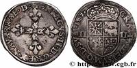 FRANCE Quart d'écu NAVARRE-BÉARN - HENRI III DE NAVARRE, II DE BÉARN Morlaàs 1587 (30mm, 9,20g, 8h) -