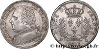 FRANCE 5 francs Louis XVIII, buste habillé LOUIS XVIII Perpignan 1815 (37mm, 24,90g, 6h) -