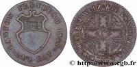 SUISSE - CANTON DE FRIBOURG 2 1/2 Rappen SUISSE - CANTON DE FRIBOURG 1827 (17,50mm, 1,16g, 12h) -