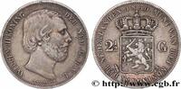 PAYS-BAS 2 1/2 Gulden Guillaume III PAYS-BAS Utrecht 1850 (38mm, 24,72g, 6h) -