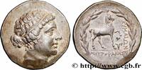 Hellénistique 2 (188 à 30 avant J.C.) Tétradrachme stéphanophore ÉOLIDE - CYMÉ Cymé, Éolide c. 160 AC. (30,5mm, 16,94g, 12h) -