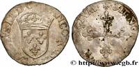 FRANCE Douzain à la croix fleurdelisée CHARLES IX Paris 1572 (21mm, 1,10g, 8h) -