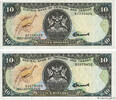 TRINIDAD et TOBAGO 10 Dollars Lot TRINIDAD et TOBAGO 10 Dollars Lot 1985 SUP+ -