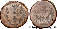 LA RÉPUBLIQUE (280 avant J.C. à 27 avant J.C.) As RÉPUBLIQUE ROMAINE - ANONYMES Rome c. 211 AC. (32,5mm, 24,51g, 3h) -