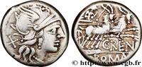 LA RÉPUBLIQUE (280 avant J.C. à 27 avant J.C.) Denier RENIA Rome 138 AC. (16,5mm, 3,82g, 5h) -
