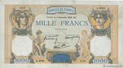 FRANCE 1000 Francs CÉRÈS ET MERCURE type modifié FRANCE 1000 Francs CÉRÈS ET MERCURE type modifié 1938 TTB+ -