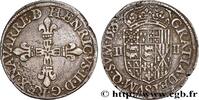FRANCE Quart d'écu NAVARRE-BÉARN - HENRI III DE NAVARRE, II DE BÉARN Pau 1585 (29mm, 9,35g, 9h) -