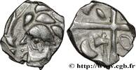 FRANCE Drachme “à la tête cubiste”, S. 1 VOLQUES TECTOSAGES (région de Toulouse) Ier siècle av. J.-C (15mm, 2,58g, 2h) -