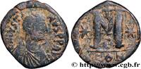 L'EMPIRE D'ANASTASE À MAURICE TIBÈRE (491-602) Follis JUSTIN Ier Constantinople 527-537 (30mm, 16,03g, 6h) -