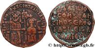 LA DYNASTIE MACÉDONNIENNE (867-1081) Follis BASILE Ier et CONSTANTIN Constantinople 868-870 (27,5mm, 7,93g, 6h) -
