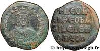 LA DYNASTIE MACÉDONNIENNE (867-1081) Follis LÉON VI LE SAGE Constantinople 886 (26mm, 7,09g, 6h) -