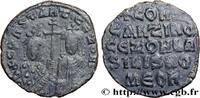LA DYNASTIE MACÉDONNIENNE (867-1081) Follis CONSTANTIN VII et ZOÉ Constantinople 914-919 (24,5mm, 6,64g, 6h) -
