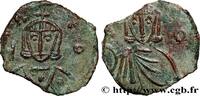 LA DYNASTIE ISAURIENNE (717-867) Follis LÉON V L'ARMÉNIEN et CONSTANTIN Syracuse 814-815 (17mm, 1,93g, 5h) -