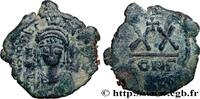 L'EMPIRE D'ANASTASE À MAURICE TIBÈRE (491-602) Demi-follis TIBÈRE II CONSTANTIN Constantinople 579-582 (25mm, 6,87g, 1h) -