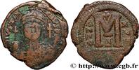 L'EMPIRE D'ANASTASE À MAURICE TIBÈRE (491-602) Follis, petit module JUSTINIEN Ier Nicomédie 545-546 (32,5mm, 18,75g, 1h) -
