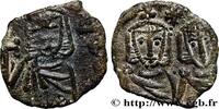LA DYNASTIE ISAURIENNE (717-867) Follis CONSTANTIN V et LÉON IV Syracuse 757-769 (16,5mm, 1,97g, 6h) -