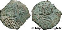 LA DYNASTIE ISAURIENNE (717-867) Follis LÉON V L'ARMÉNIEN et CONSTANTIN Syracuse 814-815 (21,5mm, 2,67g, 6h) -
