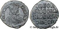 LA DYNASTIE MACÉDONNIENNE (867-1081) Follis LÉON VI LE SAGE Constantinople 886 (25mm, 6,04g, 6h) -