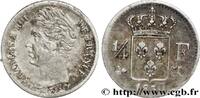 FRANCE 1/4 franc Charles X CHARLES X Bordeaux 1830 (14,96mm, 1,29g, 7h) -