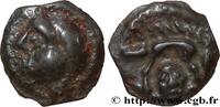 FRANCE Potin au sanglier et à la tête coupée HAUTE ET MOYENNE SEINE Ier siècle avant J.-C. (18mm, 3,60g, 3h) -