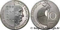 FRANCE Belle Épreuve argent 10 francs Schuman COMMÉMORATIVES MONNAIE DE PARIS 1986 (21mm, g, 6h) -
