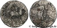 LES TERRITOIRES PÉRIPHÉRIQUES (ARABO-BYZANTINES, C Drachme bilingue SCYTHIE - ROYAUME INDO-SCYTHE - AZÈS Taxila c. 55-35 AC (15mm, 1,82g, 9h) -