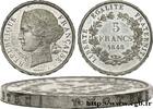 FRANCE Concours de 5 francs, essai en étain par Borrel, t DEUXIÈME RÉPUBLIQUE Paris 1848 (37mm, 17,82g, 6h) -