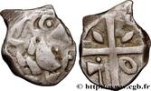 FRANCE Drachme “à la tête cubiste”, S. 1 VOLQUES TECTOSAGES (région de Toulouse) Ier siècle av. J.-C (16,5mm, 2,69g, 7h) -
