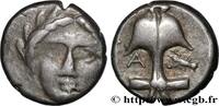 Classique 2 (400 à 350 avant J.C.) Diobole THRACE - APOLLONIA PONTICA Apollonia Pontica, Thrace c. 410/404 - 341/323 AC. (10mm, 1,32g, 6h) -