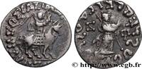 LES TERRITOIRES PÉRIPHÉRIQUES (ARABO-BYZANTINES, C Drachme bilingue SCYTHIE - ROYAUME INDO-SCYTHE - AZÈS Atelier incertain, Gandhara c. 55-35 AC. (15,5mm, 2,02g, 3h) -