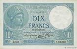 FRANCE 10 Francs MINERVE modifié FRANCE 10 Francs MINERVE modifié 1939 SPL+ -