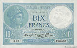 FRANCE 10 Francs MINERVE modifié FRANCE 10 Francs MINERVE modifié 1939 SUP+ -