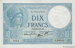 FRANCE 10 Francs MINERVE modifié FRANCE 10 Francs MINERVE modifié 1941 SPL+ -
