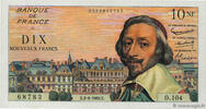 FRANCE 10 Nouveaux Francs RICHELIEU FRANCE 10 Nouveaux Francs RICHELIEU 1960 SUP+ -