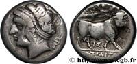 Classique 3 (350 à 323 avant J.C.) Nomos, statère ou didrachme CAMPANIE - NEAPOLIS (NAPLES) Naples, Campanie c. 340-325 AC. (18mm, 6,75g, 12h) -