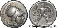 Classique 3 (350 à 323 avant J.C.) Quart de statère LOCRIDE - OPONTE Oponte, Locride c.300 AC. (15,5mm, 2,59g, 12h) -