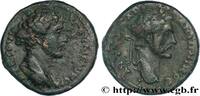 LES ANTONINS (96 après J.C. à 192 après J.C.) Unité ANTONIN et MARC AURÈLE CÉSAR Nicomédie, Bithynie c. 145-161 (24,5mm, 11,58g, 7h) -