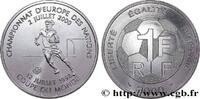 FRANCE Brillant Universel 1 franc - Le doublé 1998/2000 COMMÉMORATIVES MONNAIE DE PARIS Paris 2000 (30mm, 13g, h) -