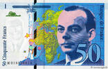 FRANCE 50 Francs SAINT-EXUPÉRY modifié FRANCE 50 Francs SAINT-EXUPÉRY modifié 1994 NEUF -