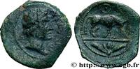FRANCE Bronze ATECTORI (quadrans) SANTONS / CENTRE-OUEST, Incertaines c. 40 AC. (14mm, 1,67g, 5h) -
