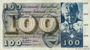 SUISSE 100 Francs SUISSE 100 Francs 1967 pr.TTB -