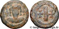 L'EMPIRE D'ANASTASE À MAURICE TIBÈRE (491-602) Decanummium MAURICE TIBÈRE Constantinople 585-602 (16mm, 3,90g, 1h) -