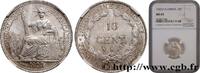 INDOCHINE FRANÇAISE 10 Centièmes INDOCHINE FRANÇAISE Paris 1923 (19mm, 2,70g, 6h) -