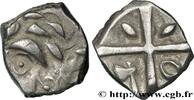 FRANCE Drachme “à la tête cubiste”, S. 1 VOLQUES TECTOSAGES (région de Toulouse) Ier siècle av. J.-C (14mm, 2,76g, 9h) -