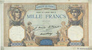 FRANCE 1000 Francs CÉRÈS ET MERCURE FRANCE 1000 Francs CÉRÈS ET MERCURE 1929 TTB -